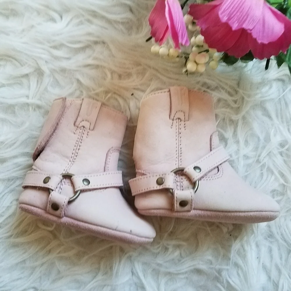 FRYE Baby Girl Suede Booties